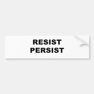 RESIST PERSIST BILDEKAL