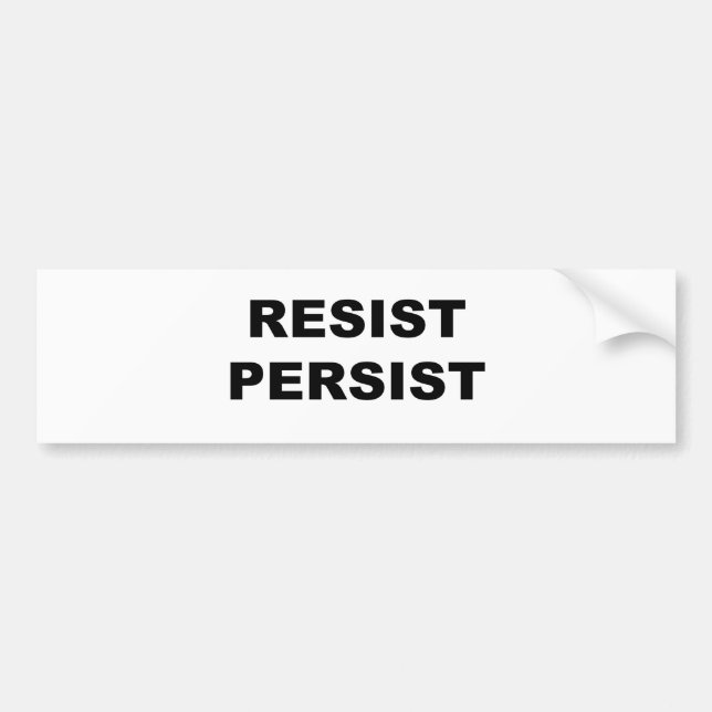 RESIST PERSIST BILDEKAL (Framsidan)