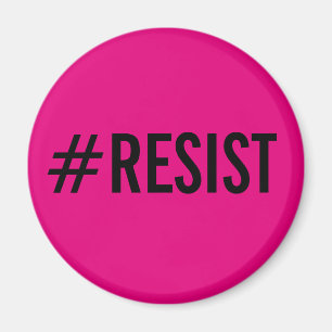 #Resist sätta en klocka på svart text på shock Magnet