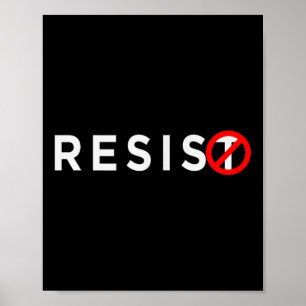 Resist skirt #resist Anti Trump #odelbart Poster