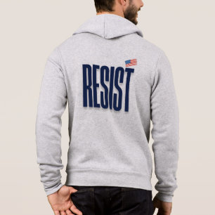 RESIST Small American Flagga - Protest Påstående T Shirt