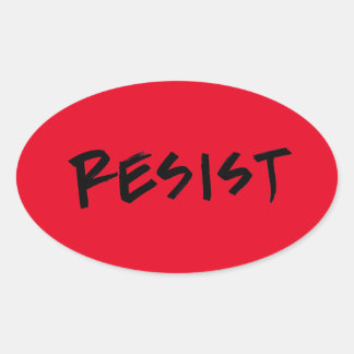 Resist Stickers-4 per lakan Ovalt Klistermärke