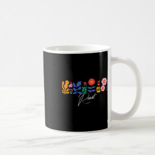 Resist Subtle Anti Trump Blommigt Botanical Politi Kaffemugg