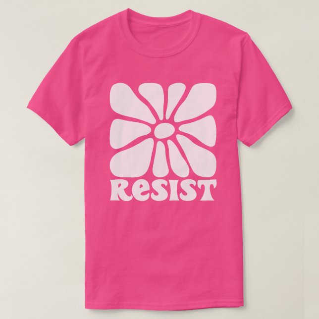 RESIST t-shirt för protester marscher vardaglig bä (Design framsida)