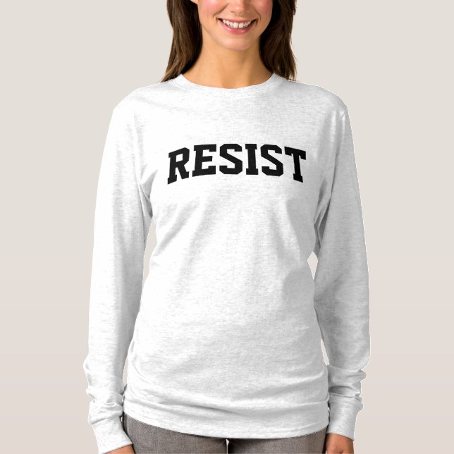 RESIST T-tröjor T Shirt (Framsida)