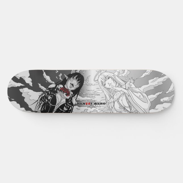 Resist temptation mini skateboard bräda 18,5 cm (Horz)