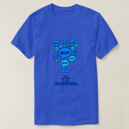 Resist the devil - Blue Logo - T Shirt