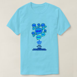 Resist the devil - Blue Logo - T Shirt