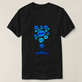 Resist the devil - Blue Logo - T Shirt