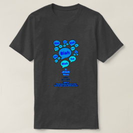 Resist the devil - Blue Logo  T Shirt