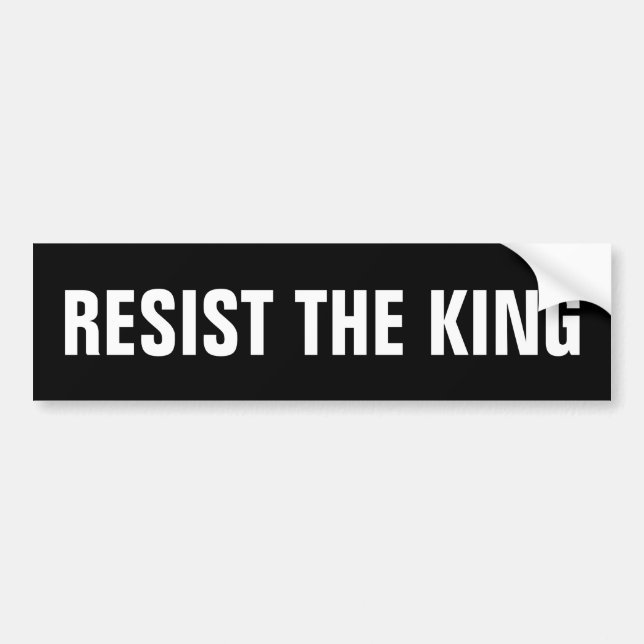 RESIST THE KING BILDEKAL (Framsidan)