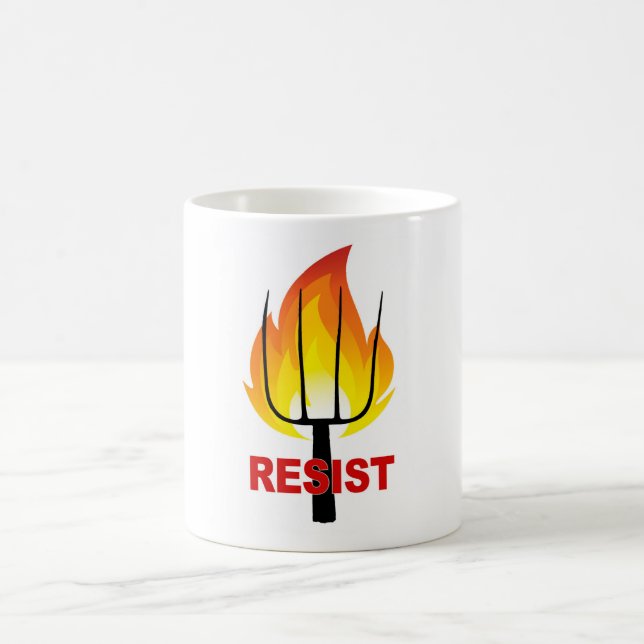 Resist Torch och Pitchfork Kaffemugg (Center)