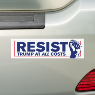Resist Trump Anti-Trump Bildekal