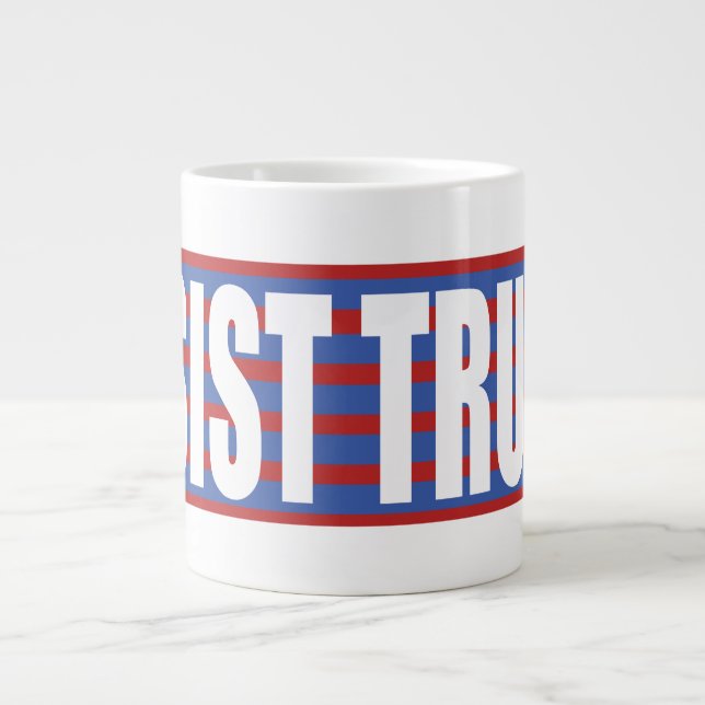 RESIST TRUMP JUMBO MUGG (Framsidan)