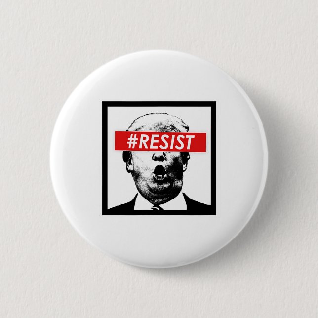 Resist Trump Knapp (Framsida)