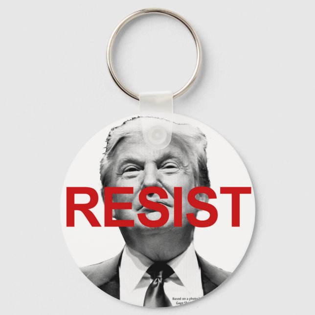 Resist Trump Nyckelring (Framsida)