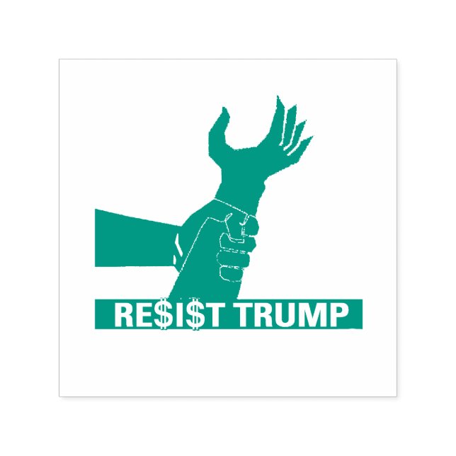 Resist Trump Självfärgande Stämpel (Design)