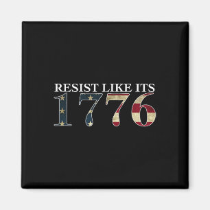 Resistas som 1776 - Sanna patrioter - Vintage Gif Magnet