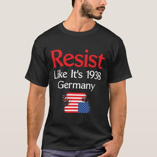 Resistas som 1938 Tyskland T Shirt (Framsida)