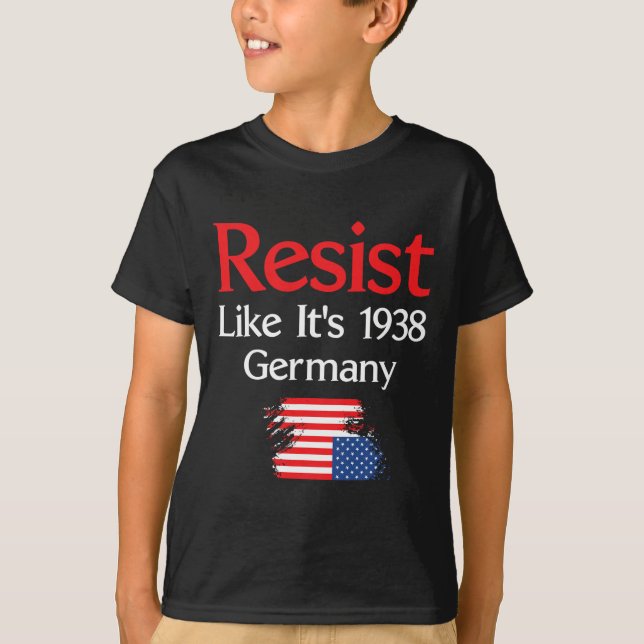 Resistas som 1938 Tyskland T Shirt (Framsida)