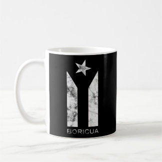 Resiste Boricua Puerto Rico Puerto Rican Black Fla Kaffemugg