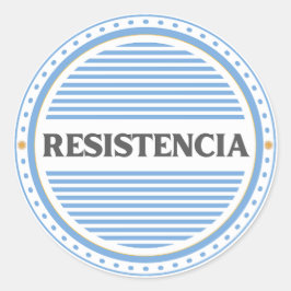 Resistencia City Pride Emblem – argentinsk identit Runt Klistermärke
