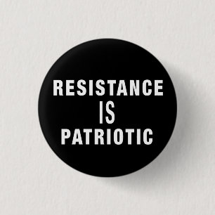 RESISTENS ÄR PATRIOTISK Spara-DEMOKRATI, STOPPFASC Knapp