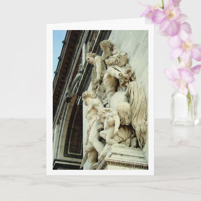 Resistens, Arc de Triomphe, Paris, Frankrike Kort (Orkide)