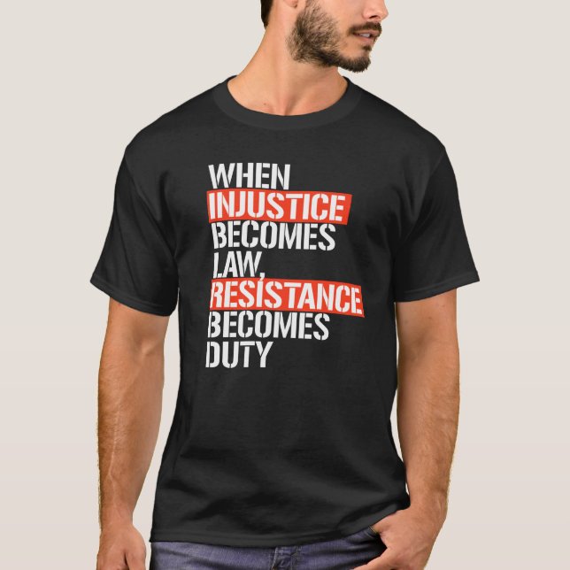 RESISTENS BLIR TULL T SHIRT (Framsida)