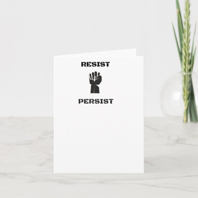 Resistens mot det fortsatta förtrycket av Shirt Ma Kort (Framsida)