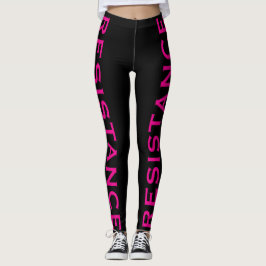Resistens mot Rosa Black Resistens Leggings