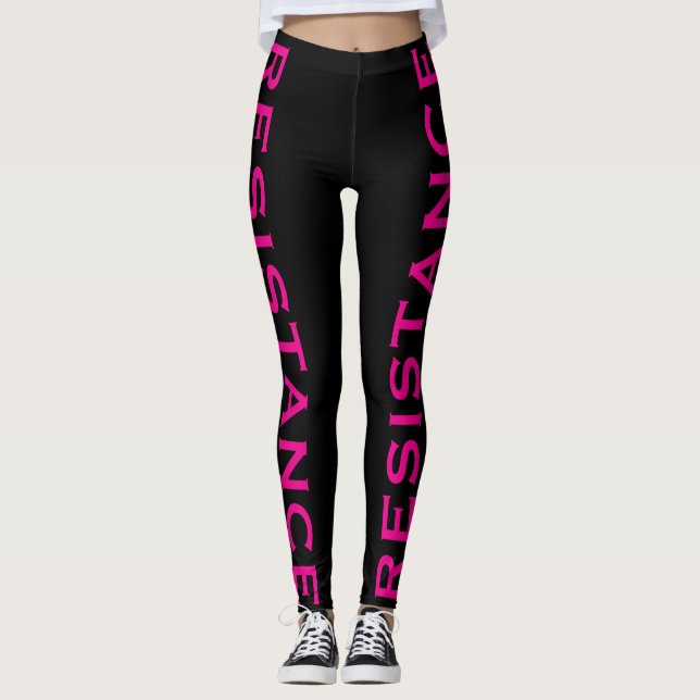 Resistens mot Rosa Black Resistens Leggings (Framsida)