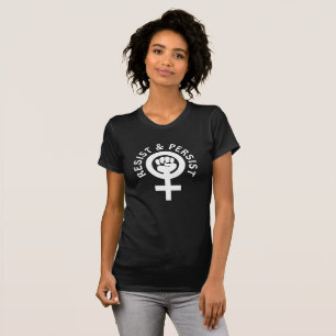 Resistens och uthållighet i jämställdhetsarbetet tee shirt