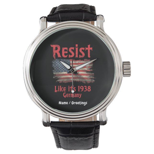 Resistens som 1938 års Tyskland Coola Armbandsur (Framsida)