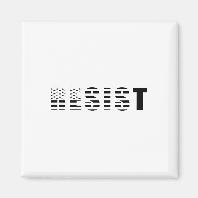 Resistens USA flagga Magnet (Framsidan)