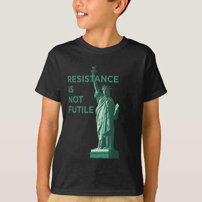 Resistensen är inte utbytbar grafik t shirt (Framsida)