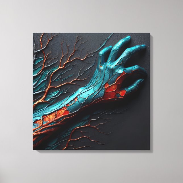 Resistensens ventiler - AI utom gränserna Canvastryck (Framsida)