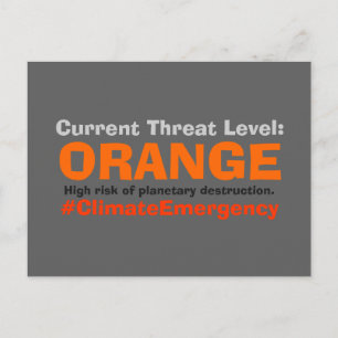 ResistensTrump för Orange på hotnivå Vykort
