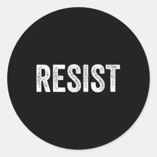 Resistent Anti-trump Protest March Policy Defiant Runt Klistermärke