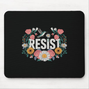 Resistent Blommigt Resistent Aktivister Feminister Musmatta