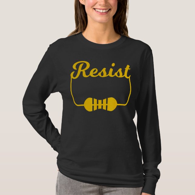 Resistent elektrisk motståndsmotor t shirt (Framsida)