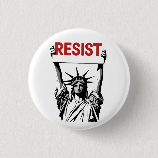 Resistent Fascism Blommigt Transgender LGBTQ Anti- Knapp (Framsida)