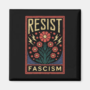 Resistent Fascism Protest Trump Anti Trump Premium Magnet