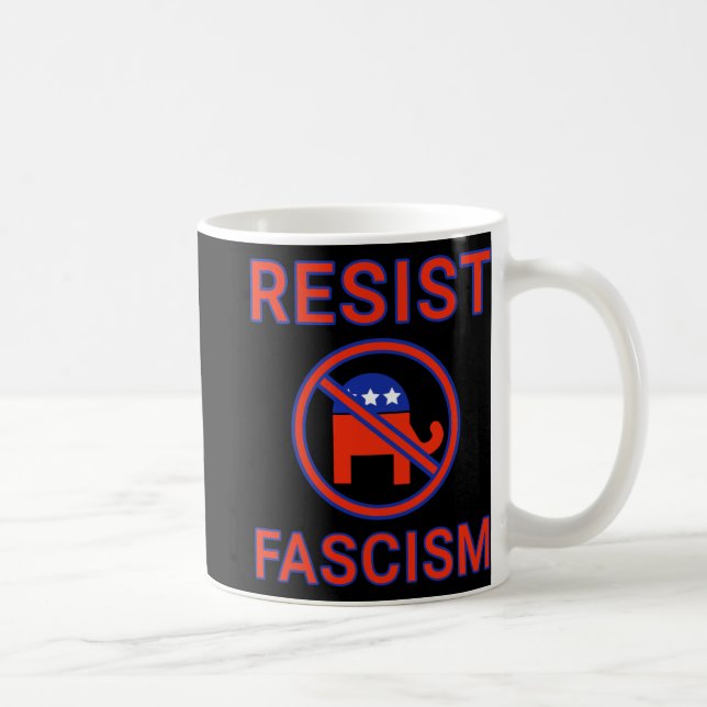 Resistent fascism Top Kaffemugg (Höger)