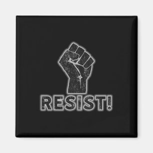 Resistent Fist Activist Protest Strength Politisk Magnet