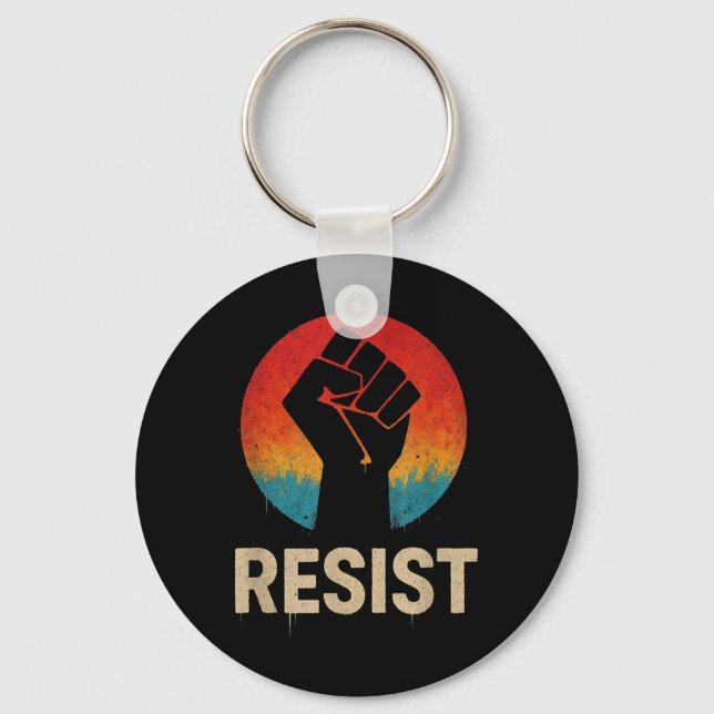 Resistent Fist Nyckelring (Framsida)