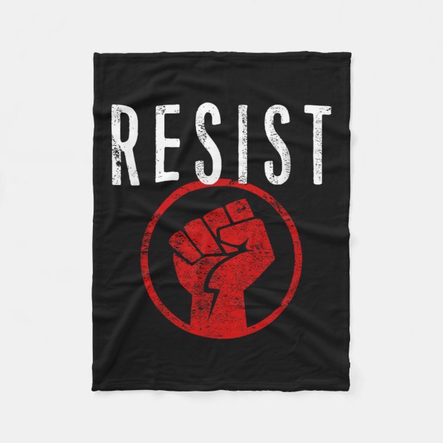 Resistent FT Shirt - vara en del av motståndet - Fleecefilt (Framsidan)