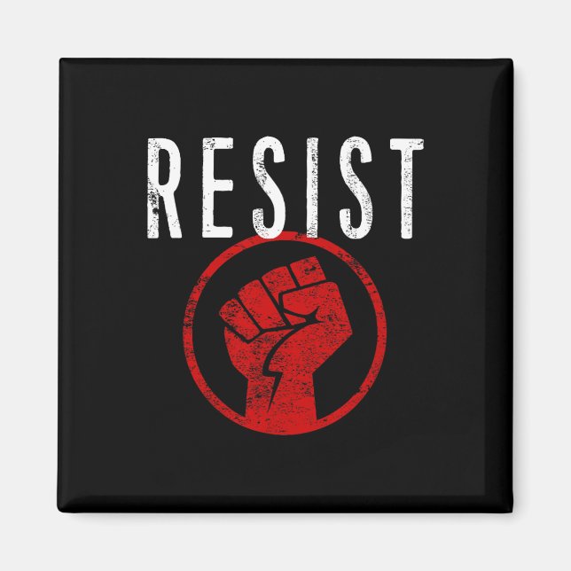 Resistent FT Shirt - vara en del av motståndet - Magnet (Framsidan)