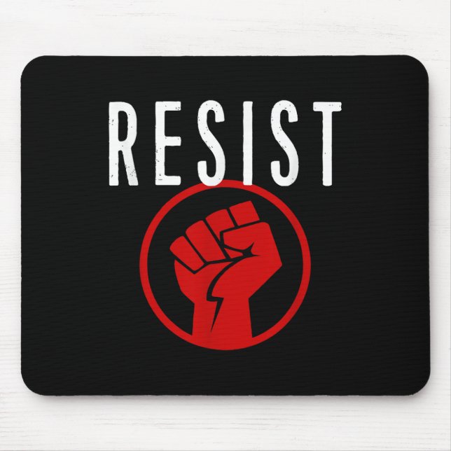 Resistent FT Shirt - vara en del av motståndet - Musmatta (Framsidan)