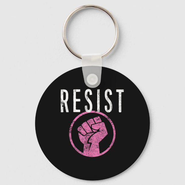 Resistent FT Shirt - vara en del av motståndet - Nyckelring (Framsida)